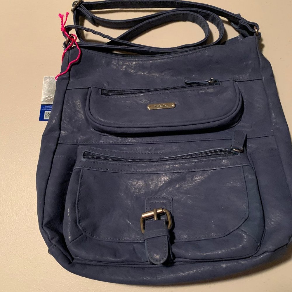 NWT Med Blue Muti-Sac Purse